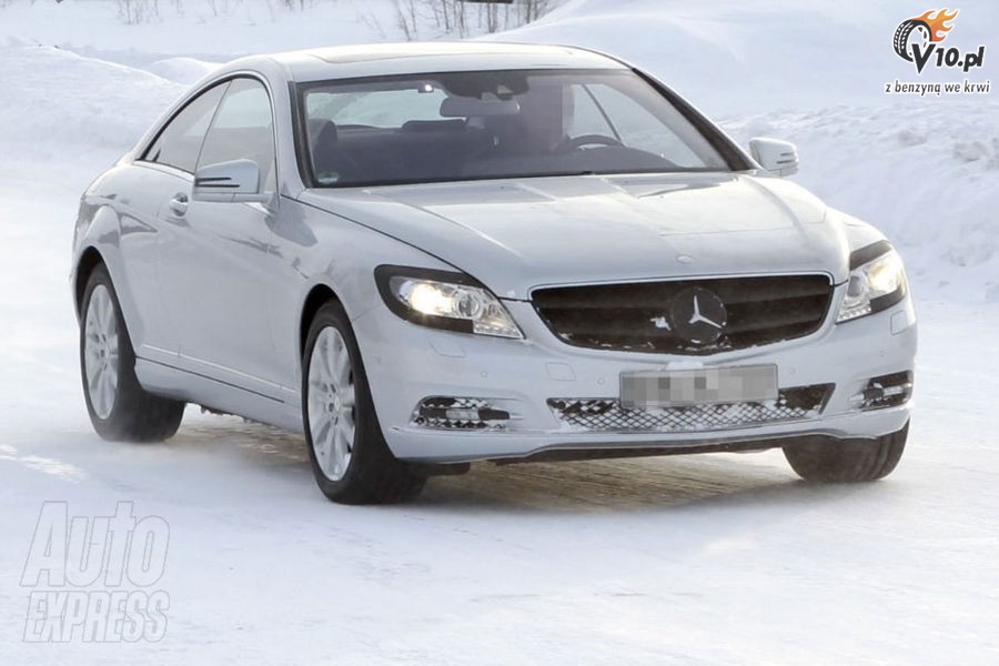 Nowy Mercedes klasy S Coupe 2011 - zdjcie szpiegowskie