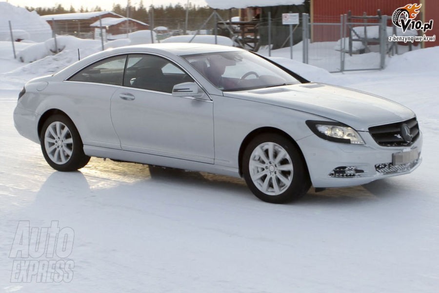 Nowy Mercedes klasy S Coupe 2011 - zdjcie szpiegowskie