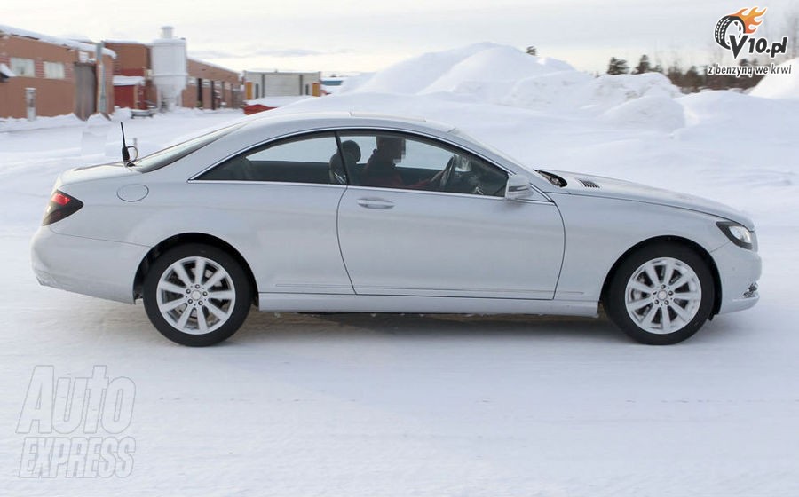 Nowy Mercedes klasy S Coupe 2011 - zdjcie szpiegowskie