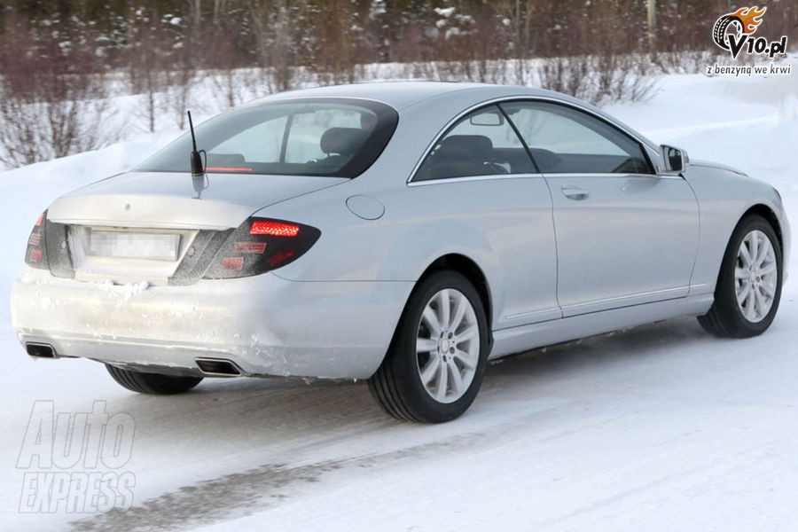 Nowy Mercedes klasy S Coupe 2011 - zdjcie szpiegowskie
