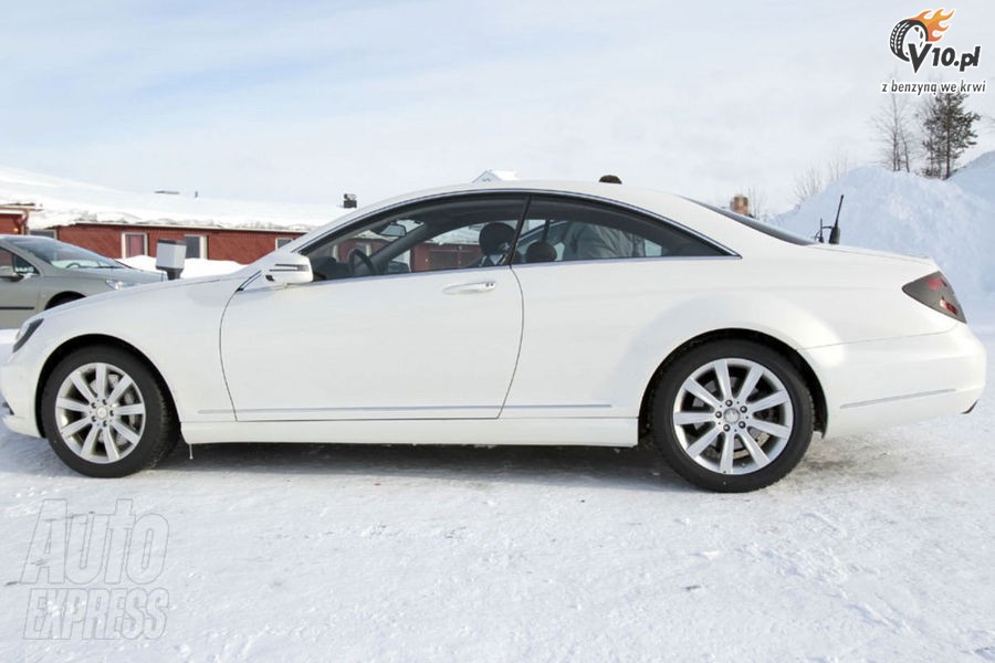 Nowy Mercedes klasy S Coupe 2011 - zdjcie szpiegowskie