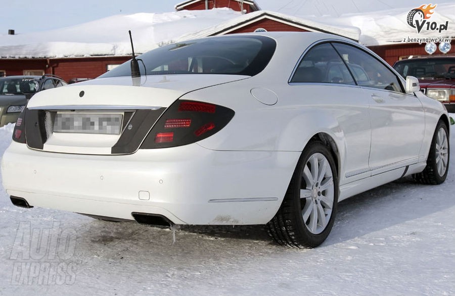 Nowy Mercedes klasy S Coupe 2011 - zdjcie szpiegowskie
