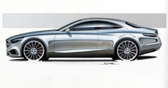 Mercedes S-Class Coupe - wizualizacja