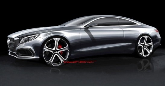 Mercedes S-Class Coupe - wizualizacja