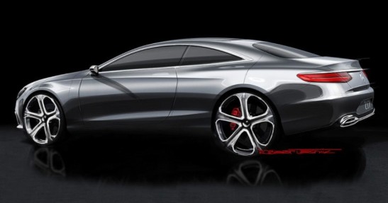 Mercedes S-Class Coupe - wizualizacja