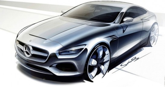 Mercedes S-Class Coupe - wizualizacja
