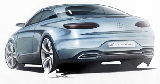 Mercedes S-Class Coupe - wizualizacja
