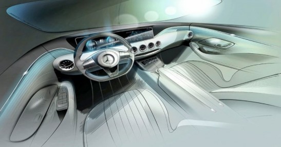 Mercedes S-Class Coupe - wizualizacja