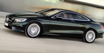 Mercedes klasy S Coupe bez kamuflażu