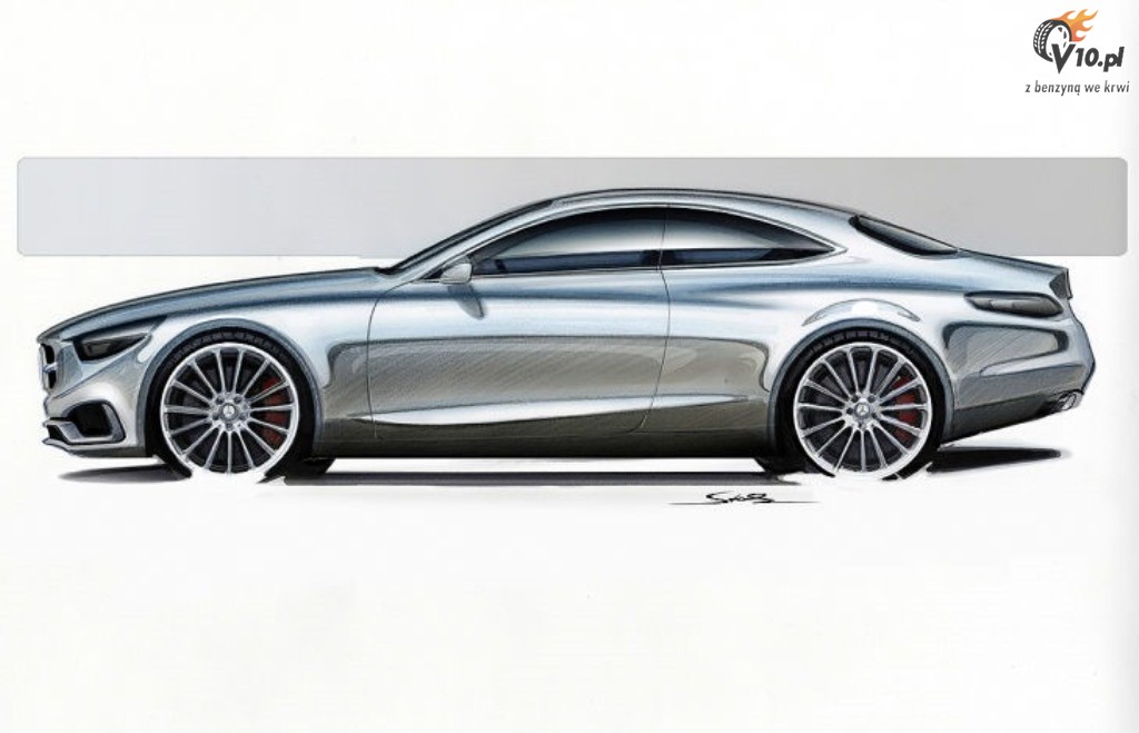 Mercedes S-Class Coupe - wizualizacja