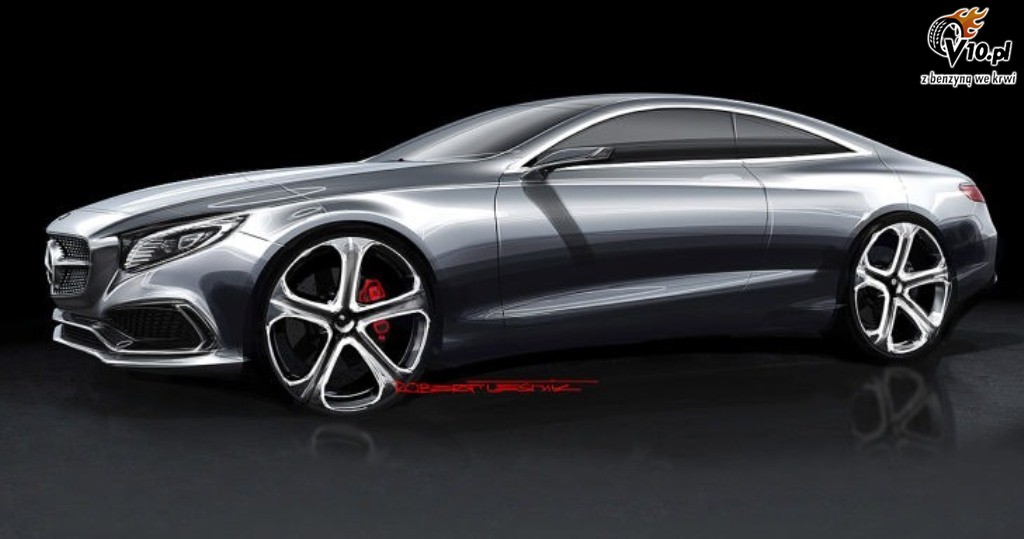 Mercedes S-Class Coupe - wizualizacja