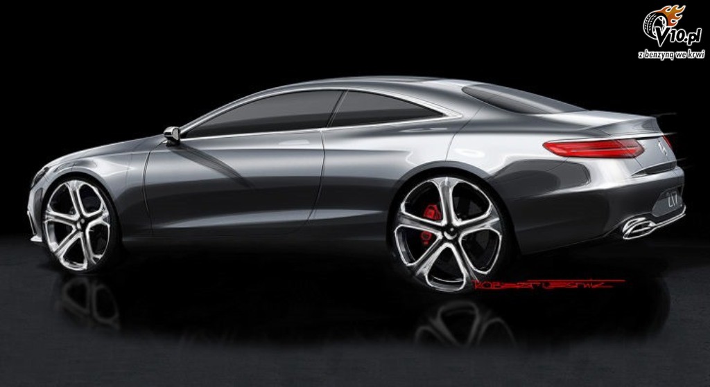 Mercedes S-Class Coupe - wizualizacja