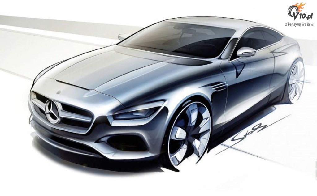 Mercedes S-Class Coupe - wizualizacja