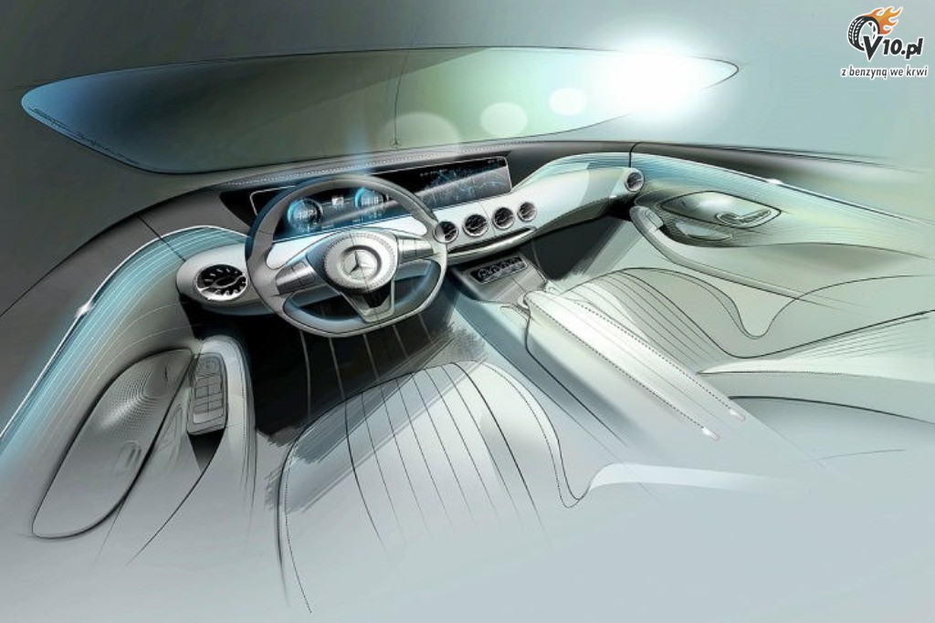 Mercedes S-Class Coupe - wizualizacja