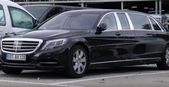 Mercedes Maybach S600 Pullman sfotografowany w Niemczech