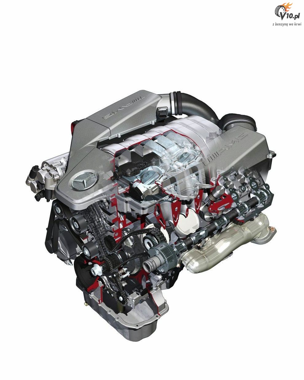 Mercedes - silnik 6.3 V8 AMG
