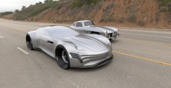 Nowoczesna interpretacja Mercedesa Gullwinga autorstwa niemieckiego...