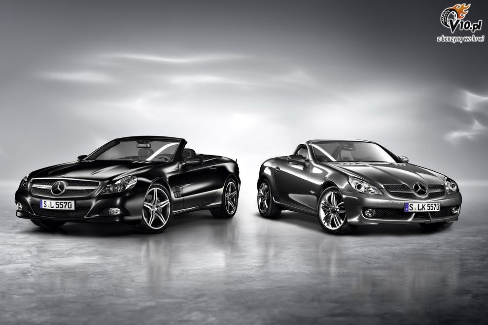 Mercedes SL Night Edition i SLK Grand Edition