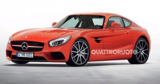 Mercedes AMG GT - wizualizacja