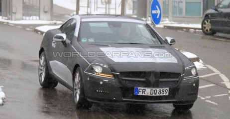 Nowy Mercedes SLK 2011 - zdjcie szpiegowskie