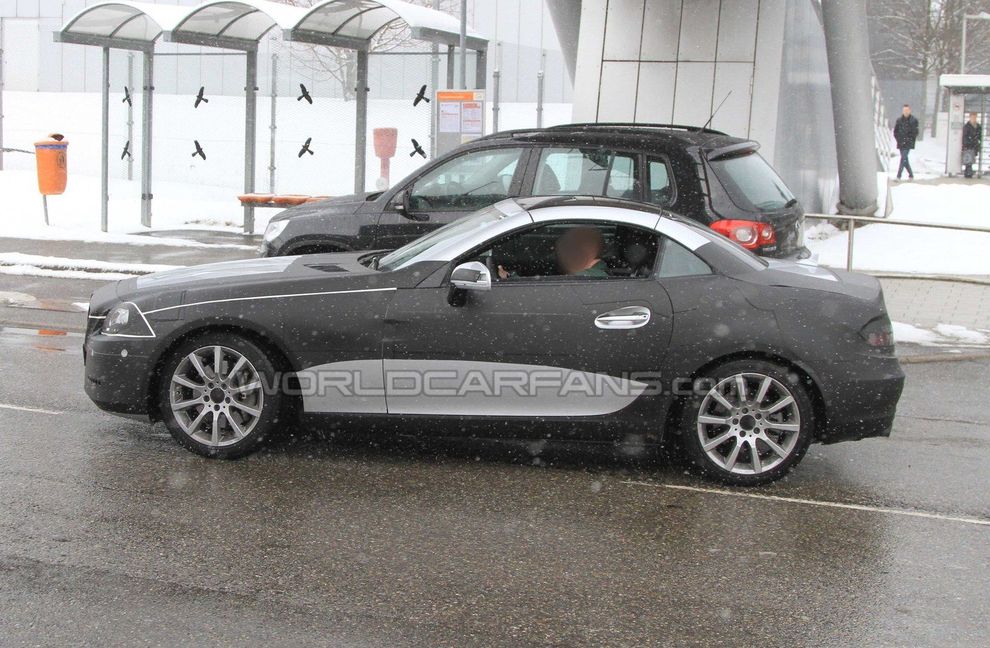Nowy Mercedes SLK 2011 - zdjcie szpiegowskie