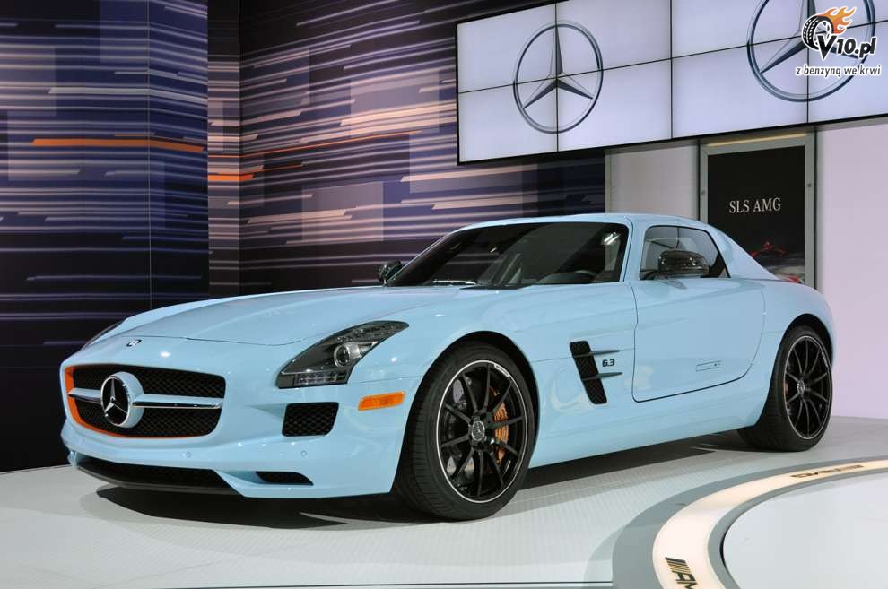 Mercedes-Benz SLS AMG Gulf na targach w Nowym Jorku 2011