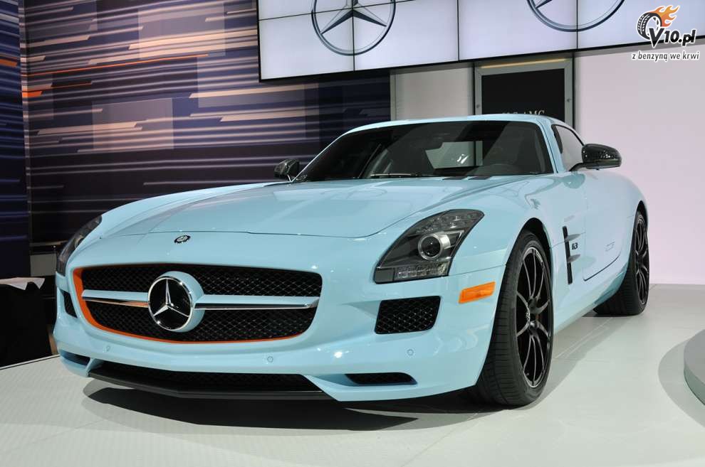 Mercedes-Benz SLS AMG Gulf na targach w Nowym Jorku 2011
