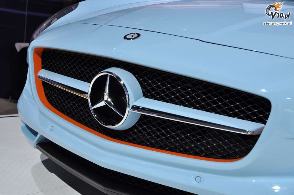 Mercedes-Benz SLS AMG Gulf na targach w Nowym Jorku 2011