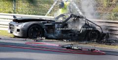 Mercedes SLS AMG Black Series - wypadek