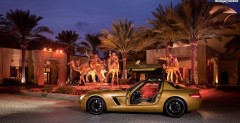 Nowy Mercedes SLS AMG Gullwing Desert Gold