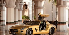 Nowy Mercedes SLS AMG Gullwing Desert Gold