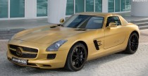 Nowy Mercedes SLS AMG Gullwing Desert Gold