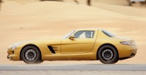 Mercedes SLS AMG Desert Gold