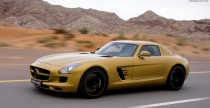 Nowy Mercedes SLS AMG Gullwing Desert Gold