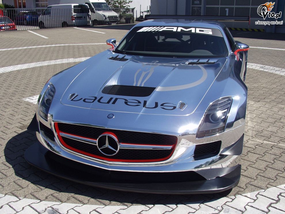 Mercedes SLS AMG GT3 cay w chromie