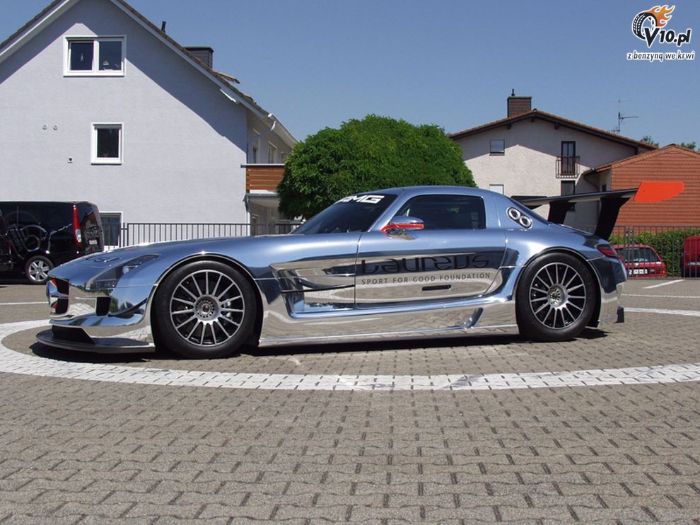 Mercedes SLS AMG GT3 cay w chromie