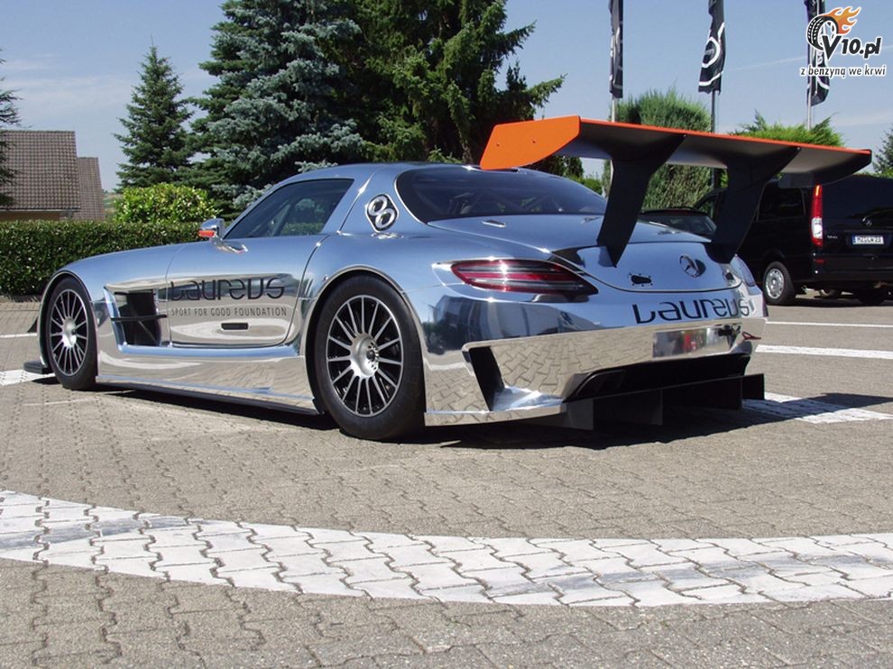 Mercedes SLS AMG GT3 cay w chromie