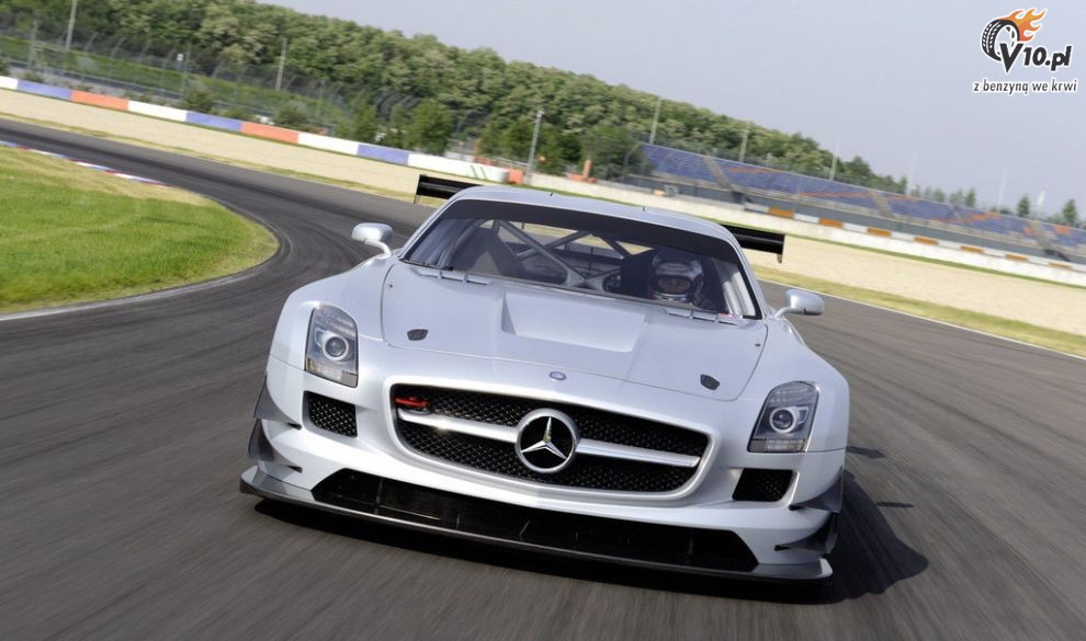 Mercedes SLS AMG GT3 na torze