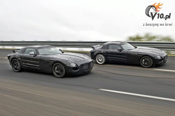 Mercedes SLS AMG Gullwing - zdjcie szpiegowskie
