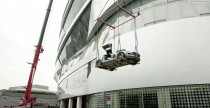 Mercedes SLS AMG Gullwing - nietypowy lot muzeum Stuttgard