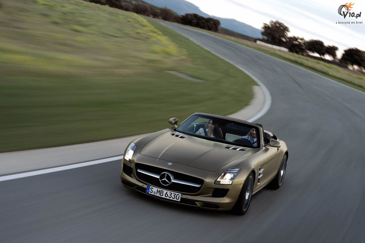 Nowy Mercedes SLS AMG Roadster - kolejne oficjalne zdjcia
