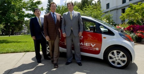 Nowe Mitsubishi i-MiEV i Arnold Schwarzenegger