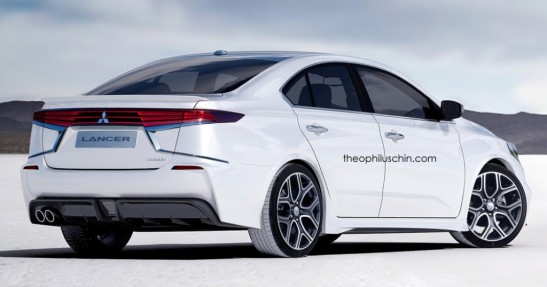 Mitsubishi Lancer 2017 - wizualizacja
