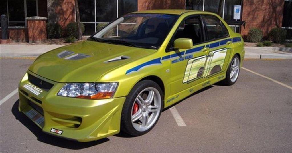 mitsubishi evo paul walker 13