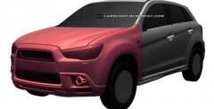 Mitsubishi - may crossover - szkic projektowy