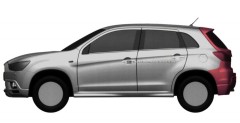 Mitsubishi - may crossover - szkic projektowy
