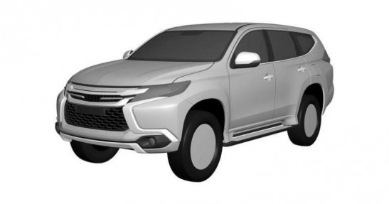 Mitsubishi Pajero Sport - rysunki patentowe