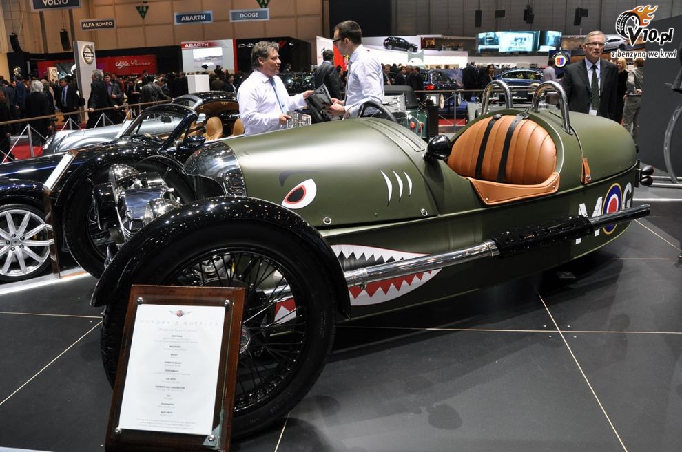 Morgan 3 Wheeler na targach w Genewie