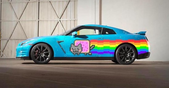 Nissan GT-R Nyan Cat