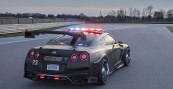 Postrach piratów drogowych - policyjny Nissan GT-R